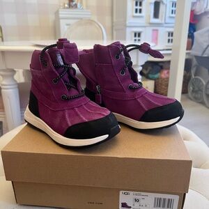 UGG Turlock Purple Weather toddler Boots size 10
